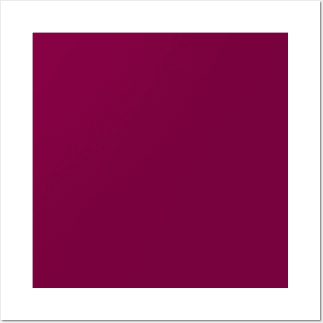 Deep Magenta Purple Current Fashion Color Trends Wall Art by podartist